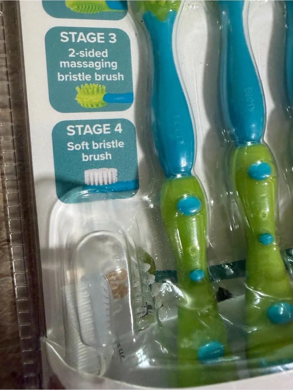 Dr. Talbot's Kids Oral Care Set- 4-Stage Toothbrush System & Babyganic repellent